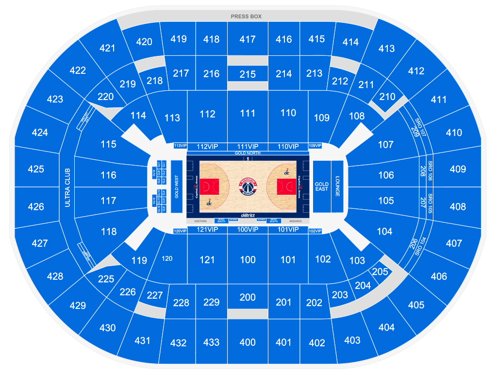 capital one arena seating chart